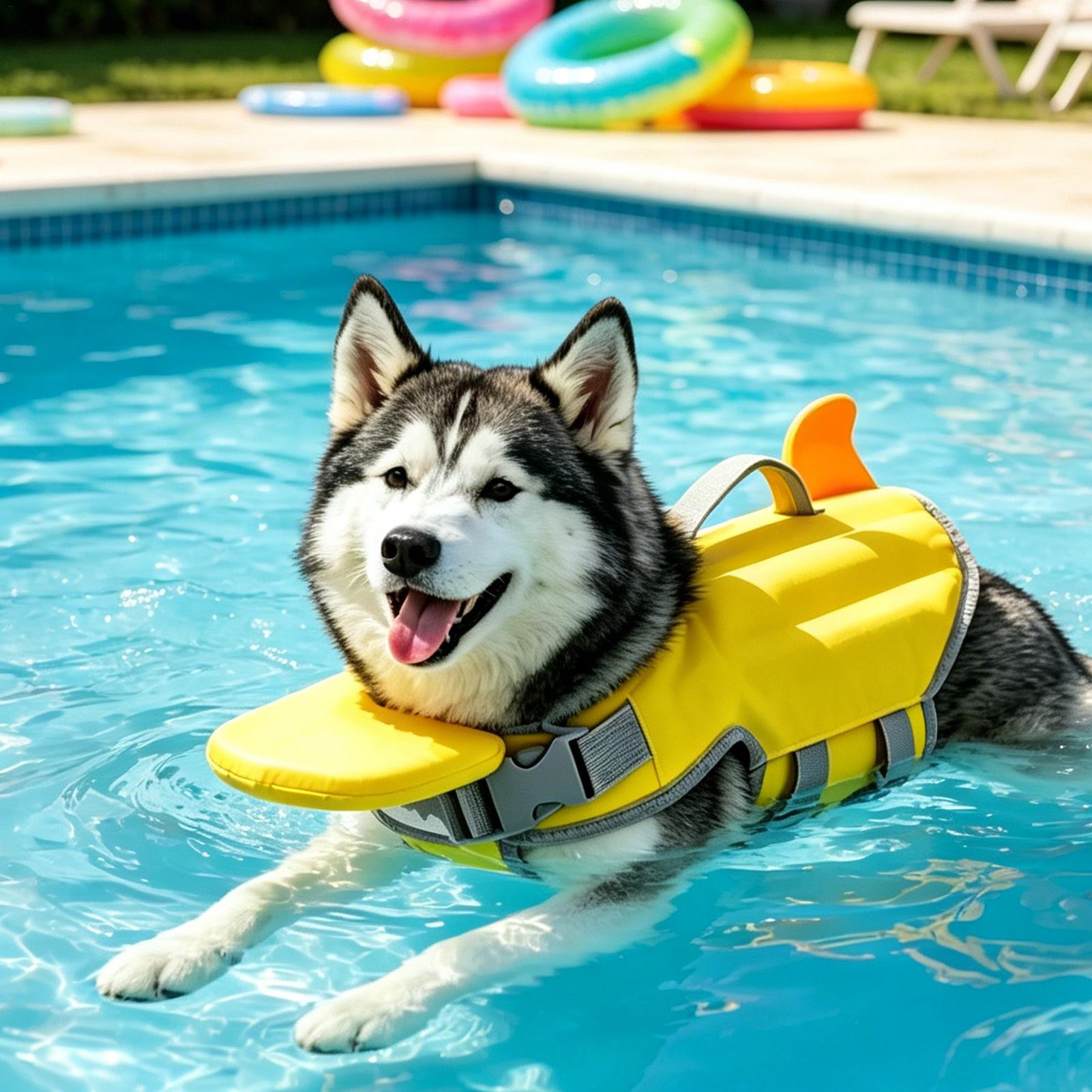 Dog Life Jacket - Giubbotto di Salvataggio per Cani ad