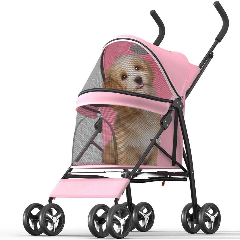 Pet Stroller Carrier - Passeggino per Animali Domestici a 4