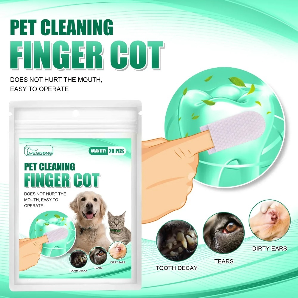 Pet Ear Cleaner - Salviette Umidificate Monouso per Animali Domestici,
