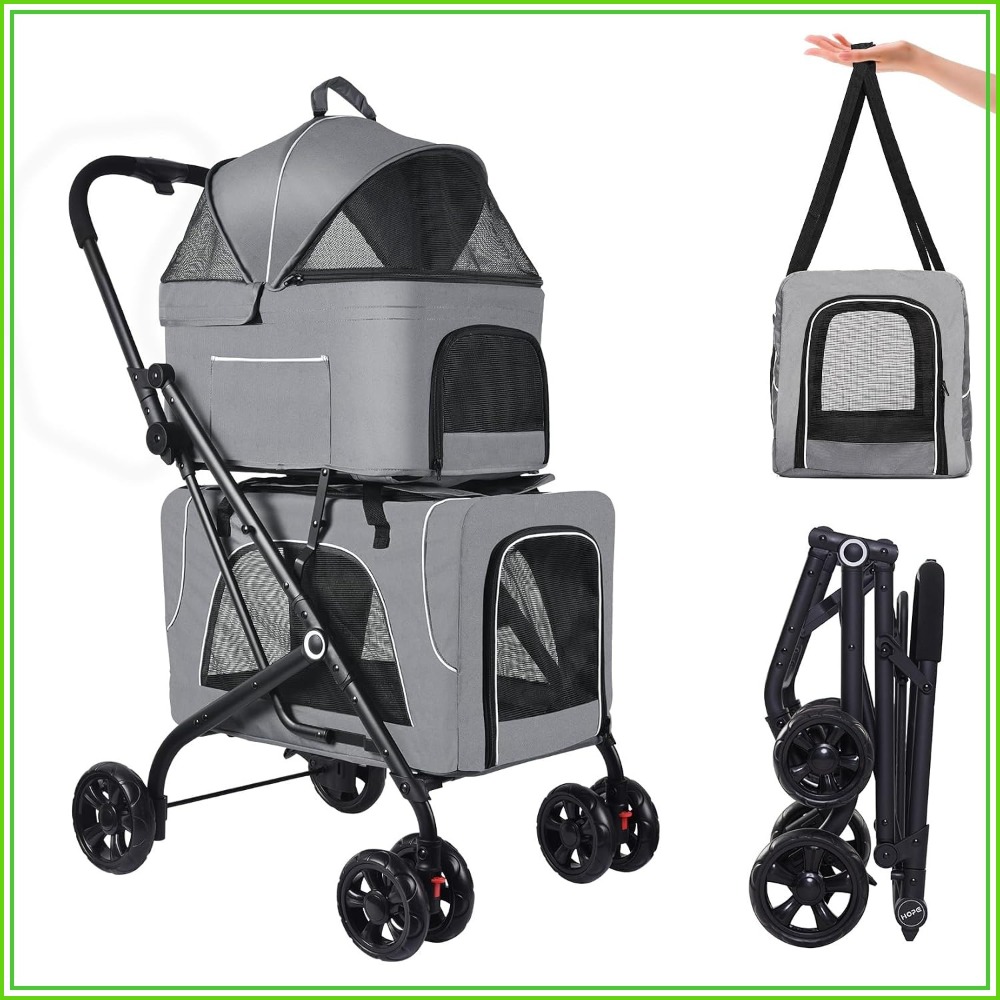 Pet Stroller Carrier - Passeggino Doppio per Animali Domestici con