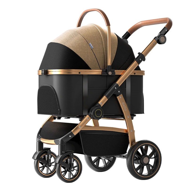 Pet Stroller Carrier - Gabbia per passeggino per animali domestici