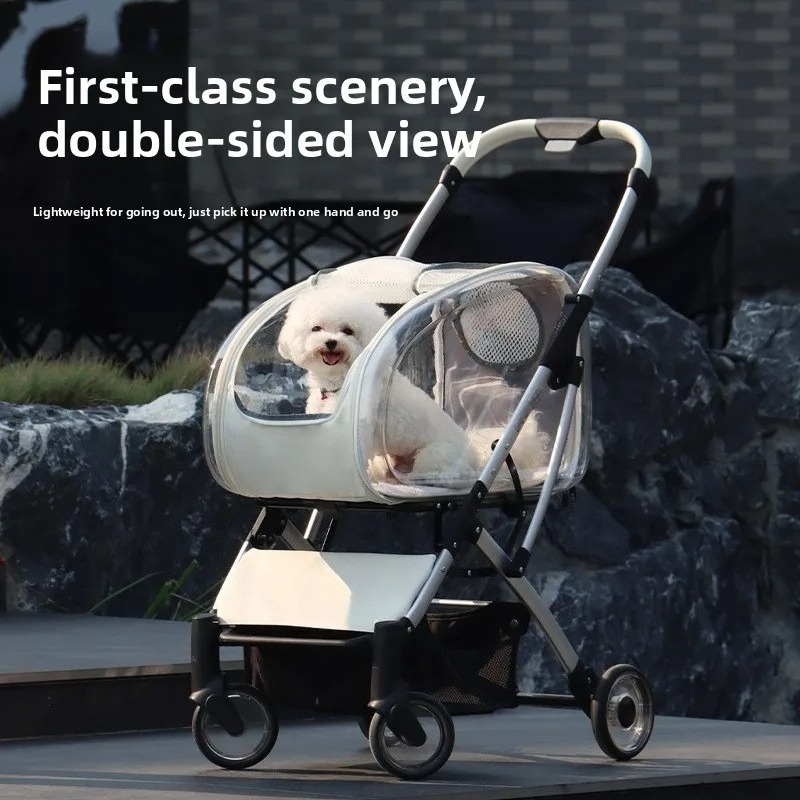 Passeggino Trasparente per Ani - Pet Stroller Carrier recensione e prezzo