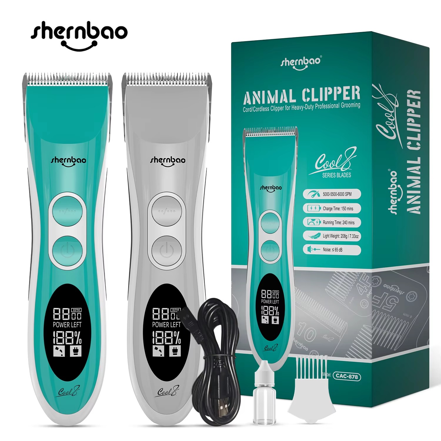 Shernbao CAC-878 Tosatrice Pro - Dog Grooming Clippers recensione e prezzo