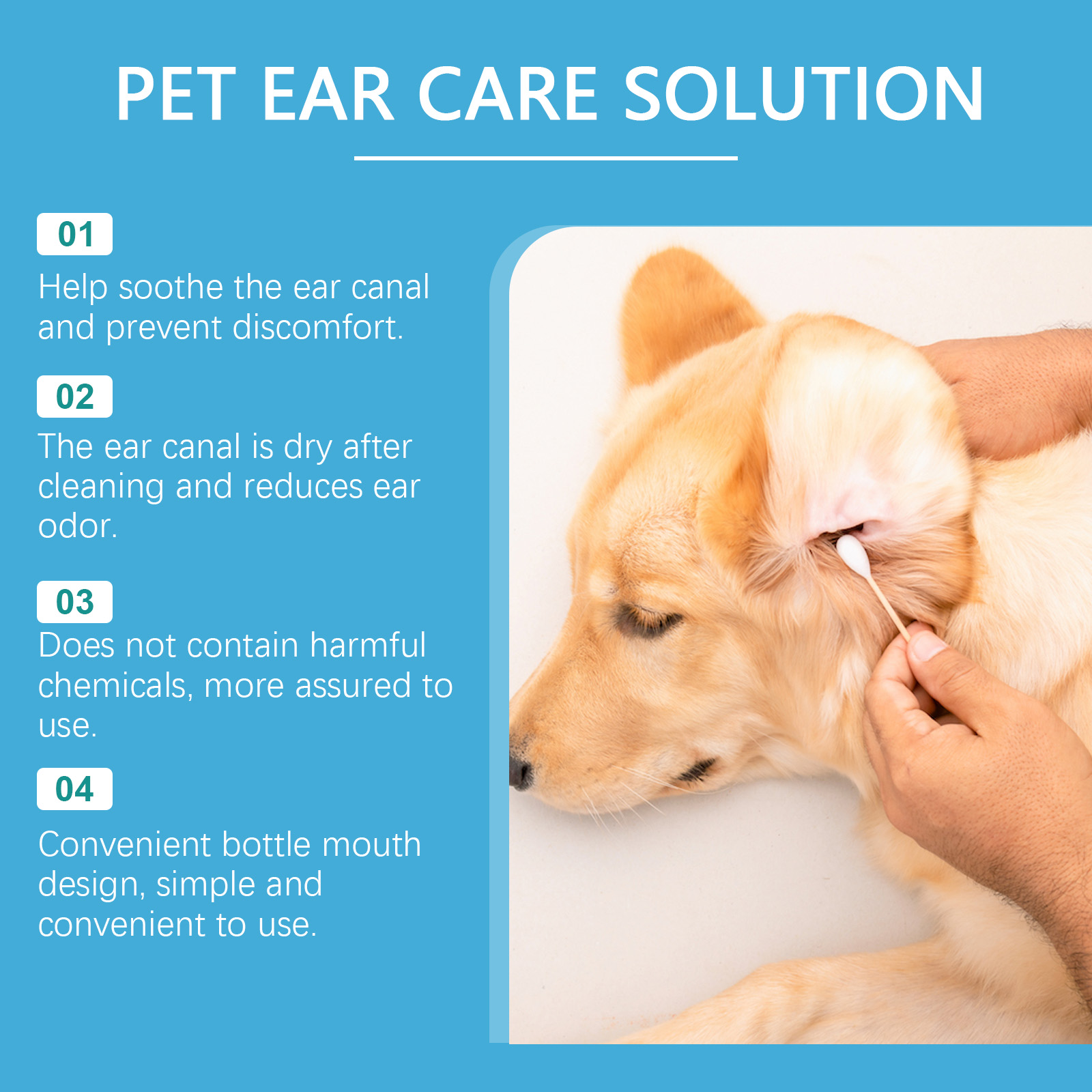 Detergente per orecchie di ani - Pet Ear Cleaner recensione e prezzo