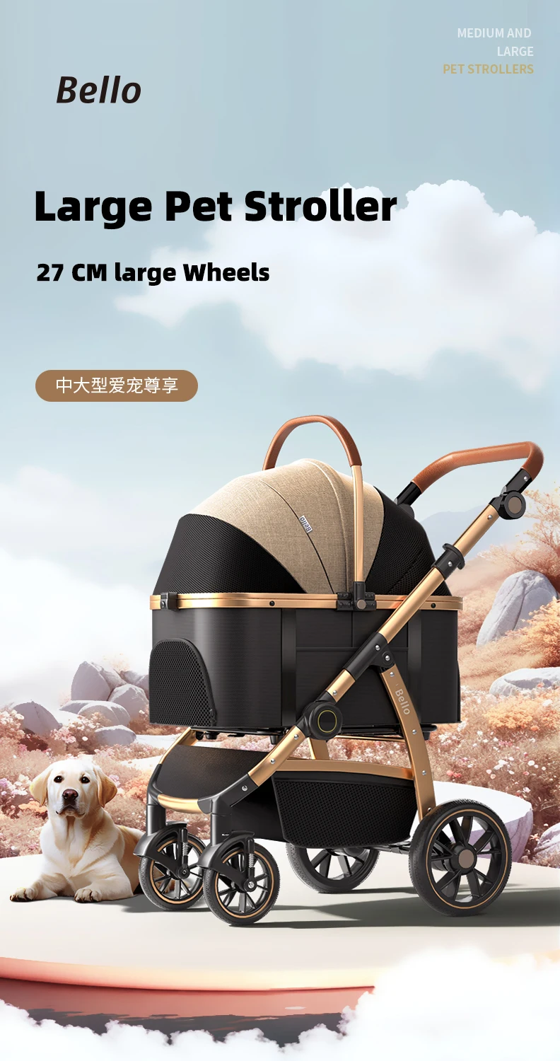 Gabbia per passeggino per anim - Pet Stroller Carrier recensione e prezzo