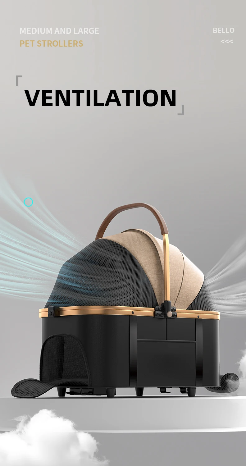 Gabbia per passeggino per anim - Pet Stroller Carrier recensione e prezzo