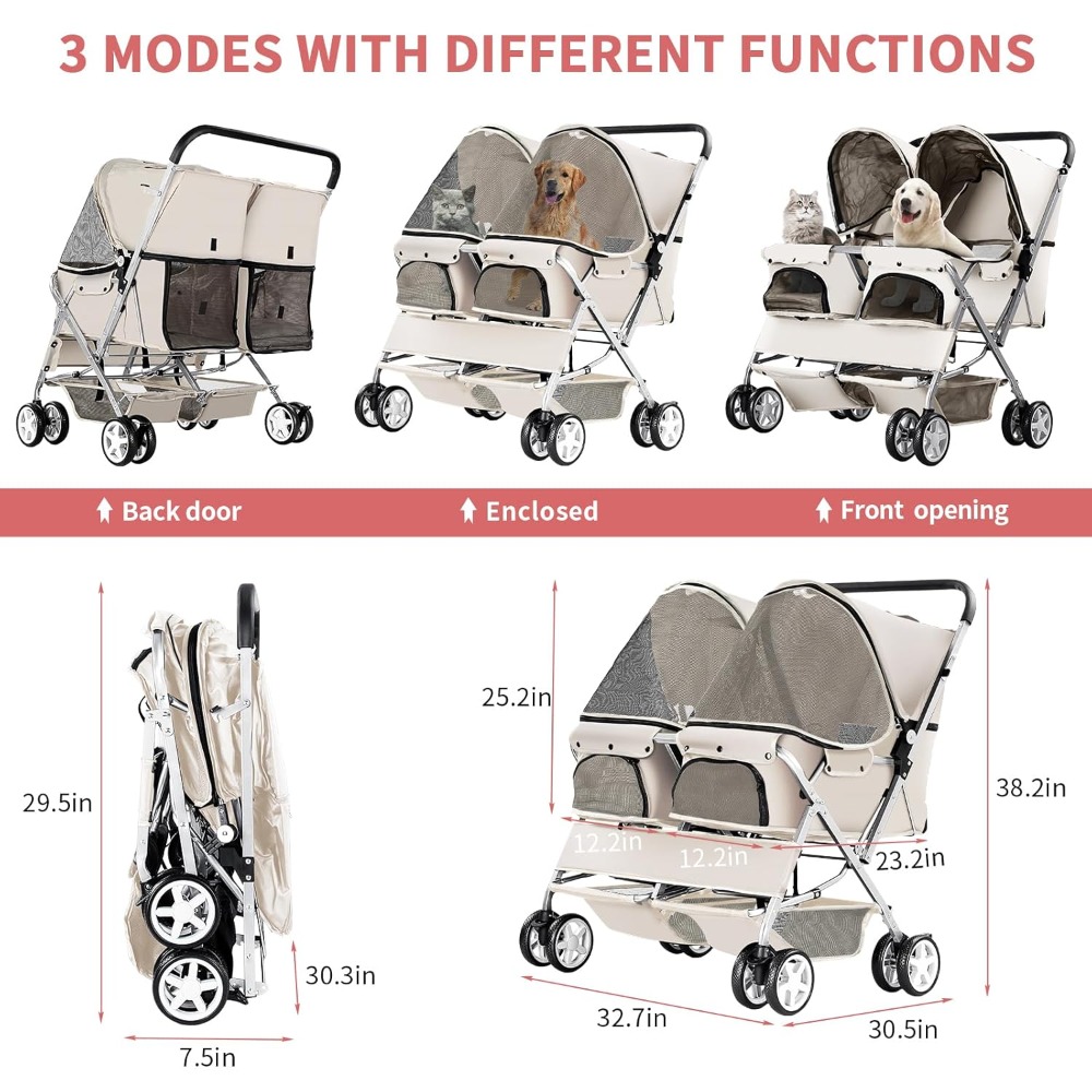 Passeggino per animali domesti - Pet Stroller Carrier recensione e prezzo